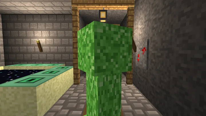 Blockworld: Kreatur in der Mine