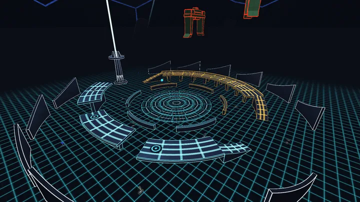 The Grid: Überblick über die Arena mit ihren Rängen