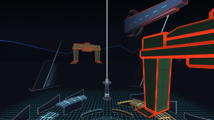 The Grid: Patrouillenschiffe über der Arena